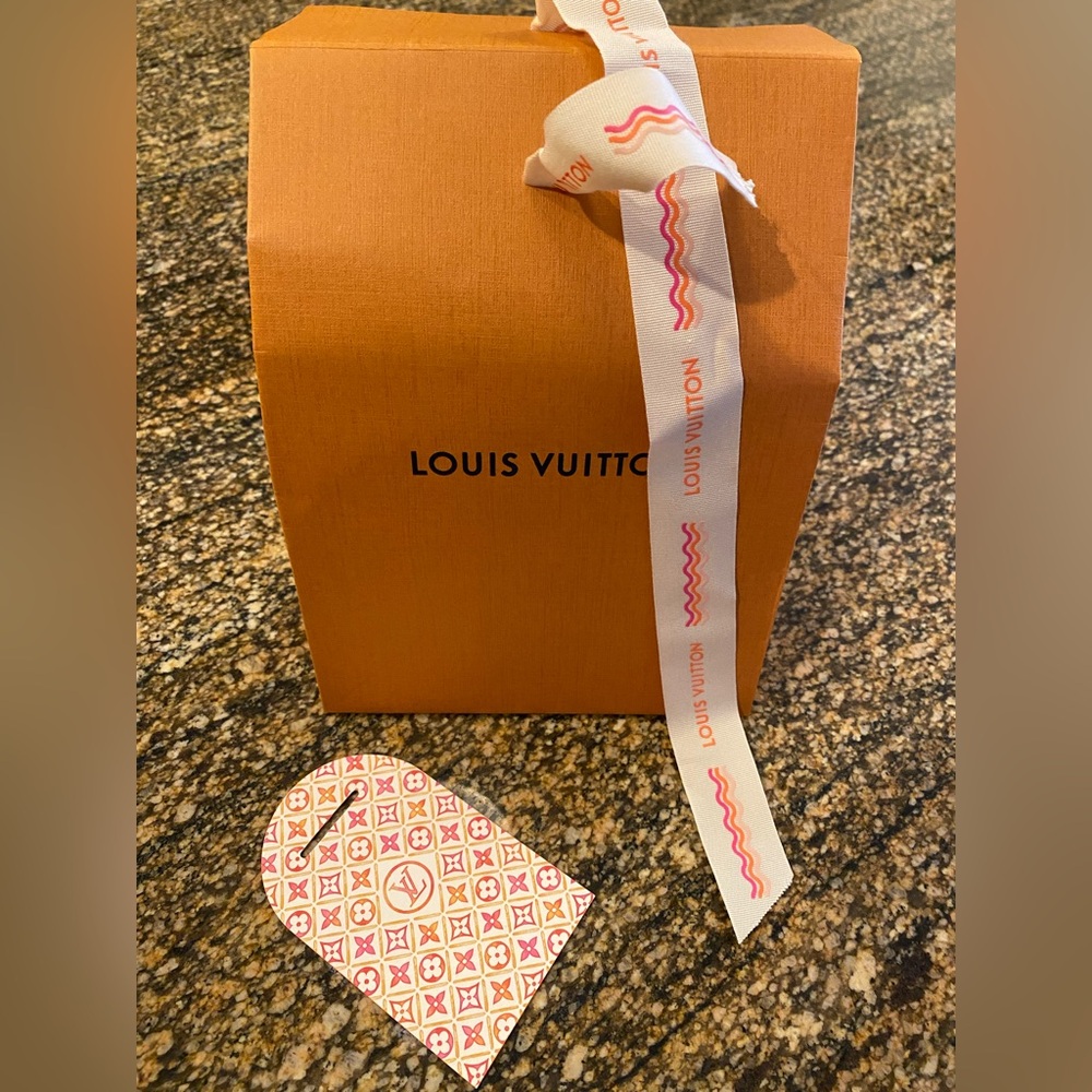 Louis Vuitton Orange Gift Bag
